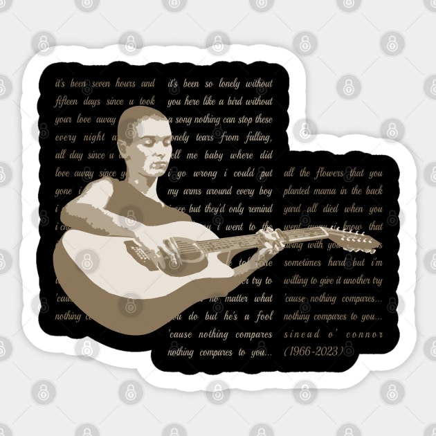 sinead o connor lyrics Sticker by musiconspiracy